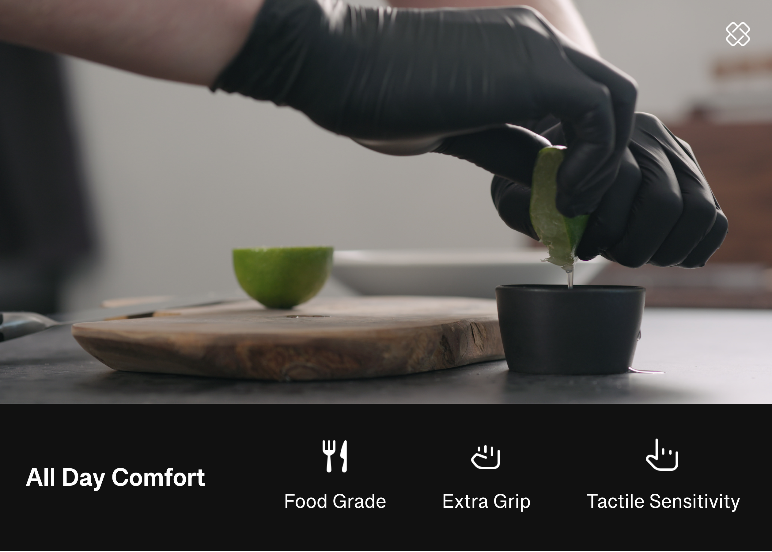Food grade nitril glove