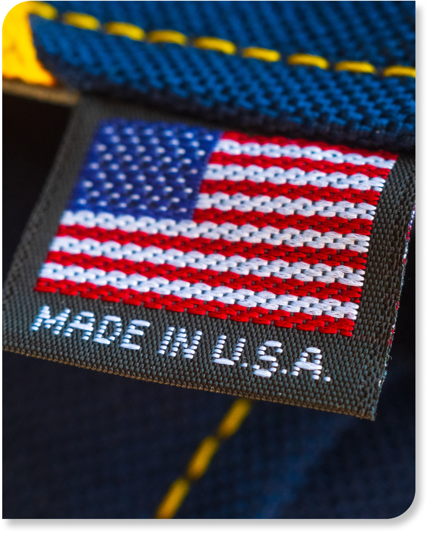 Tag of a product displaying the words Made in the U.S.A.