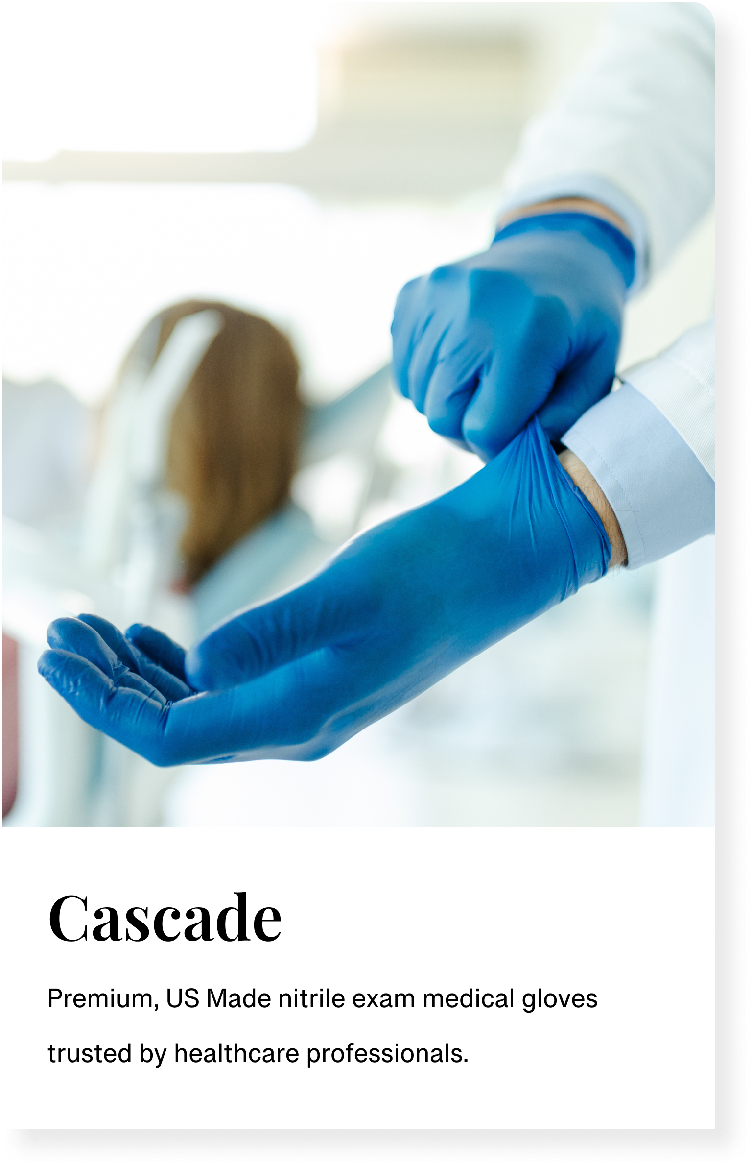 Medical exam nitrile gloves trusted by healthcare professionals